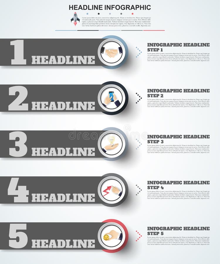 Abstract infographics number options template. Vector illustration. Can be used for workflow layout, diagram, business step royalty free illustration Abstract infographics number options template. Vector illustration. Can be used for workflow layout, diagram, business step royalty free illustration