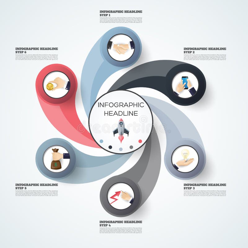 Abstract infographics number options template. Vector illustration. Can be used for workflow layout, diagram, business step stock illustration Abstract infographics number options template. Vector illustration. Can be used for workflow layout, diagram, business step stock illustration