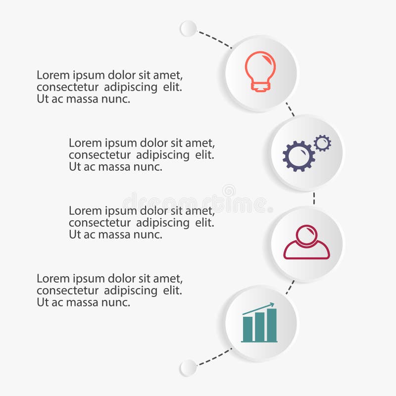 Business infographic template. stock illustration Business infographic template. stock illustration