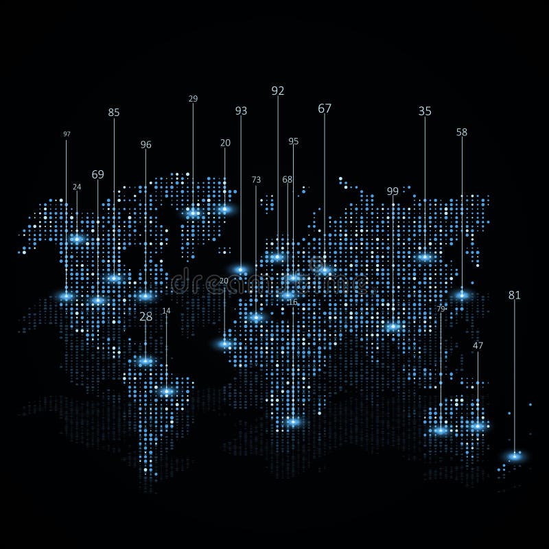 Abstract infographics visualization vector illustration Abstract infographics visualization vector illustration