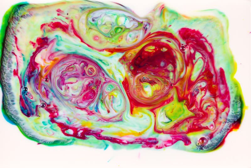 Abstract Ink in Liquid Chaos Background Stock Image Image of chaos