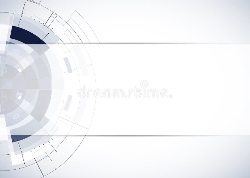 Abstract internet computer technology business solution stock illustration