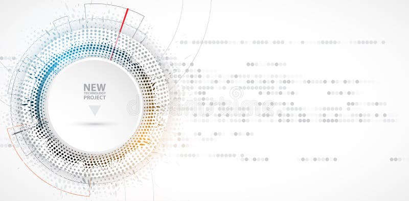 Abstract internet computer technology business solution royalty free illustration