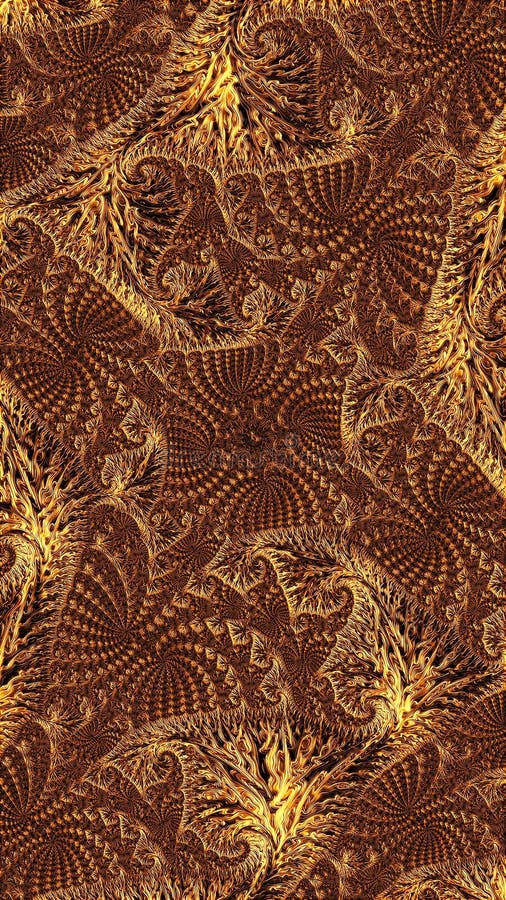 Abstract intricate texture - digitally generated image stock illustration