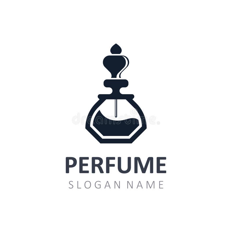Abstract Isolated Luxury Perfume Logo Cosmetic for Business Stock