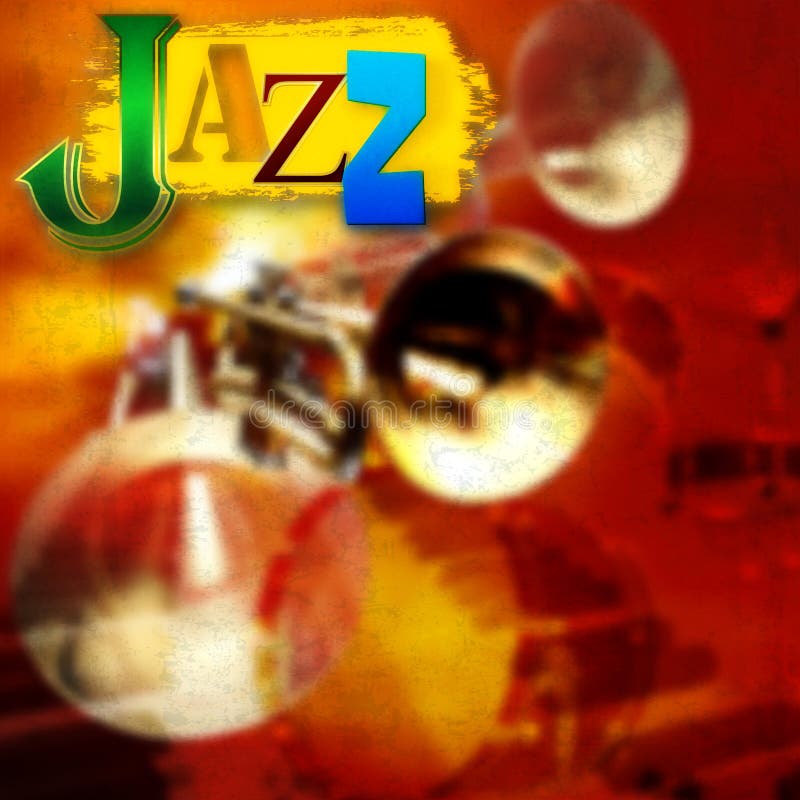 Abstract Jazz Music Background Stock Vector Illustration of backdrop