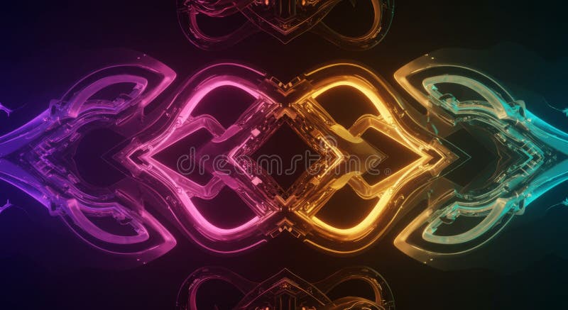 Abstract kleurig vormend patroonontwerp stock illustratie