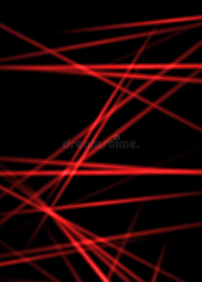 Abstract laser rays