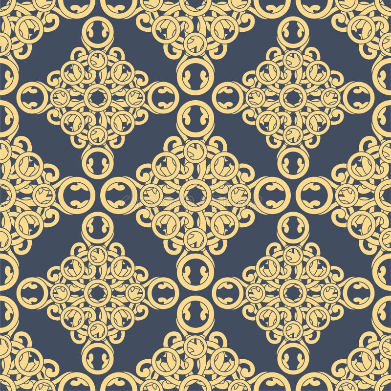 Abstract lattice on a black background royalty free illustration