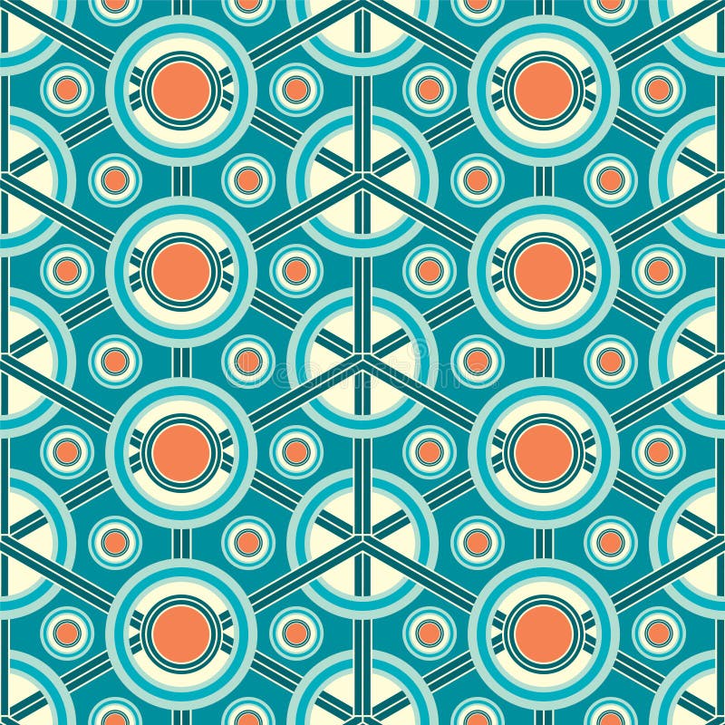 Abstract lattice on a blue background vector illustration