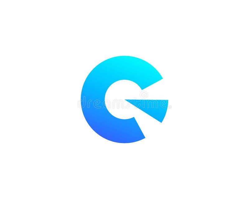 Abstract Letter G Modern Logo Icon Design Concept. Creative Bright ...