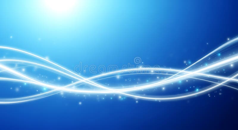 Abstract light background with flowing wave patterns royalty free illustration