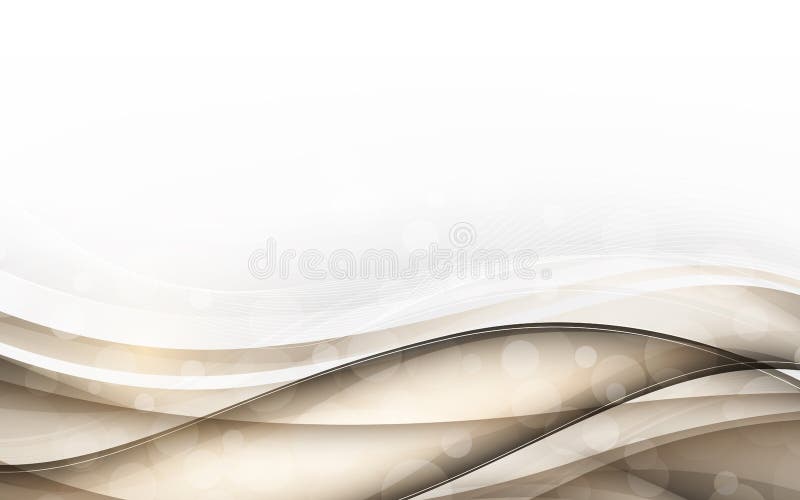 Abstract light background with wave. Vector illustration stock illustration