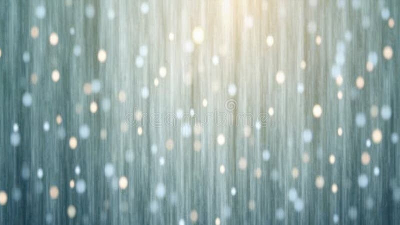 Abstract light bokeh on blue background with vertical motion vector illustration