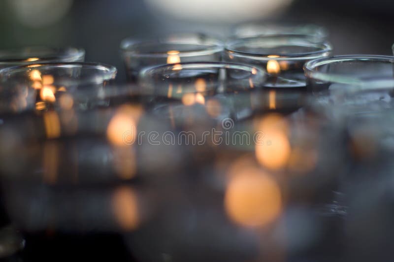 Abstract Light from Candle for Background Stock Photo - Image of