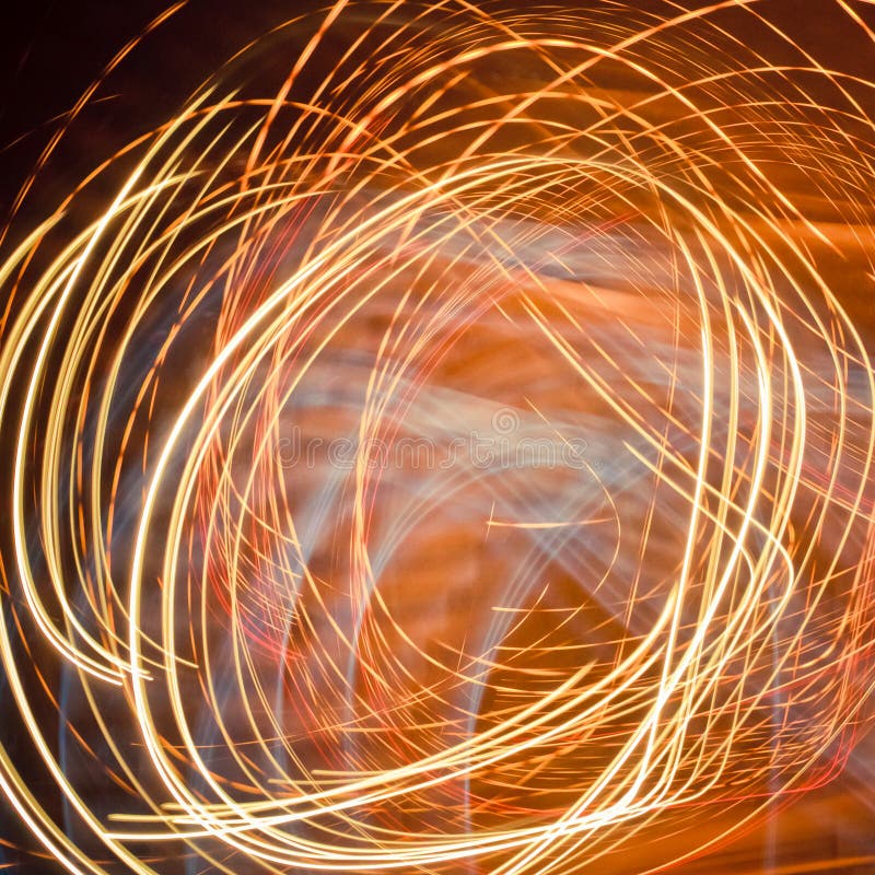 Abstract light trails