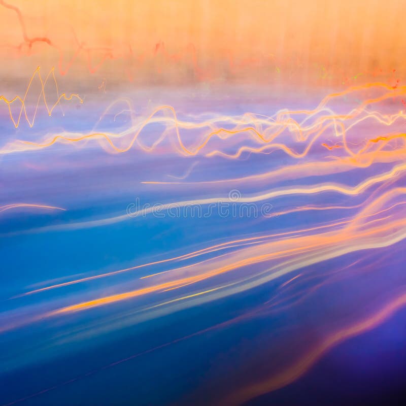 Abstract Light Trails