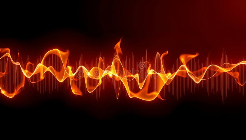 Abstract Light Waves Energy Flow Dynamic Background Generative AI royalty free illustration