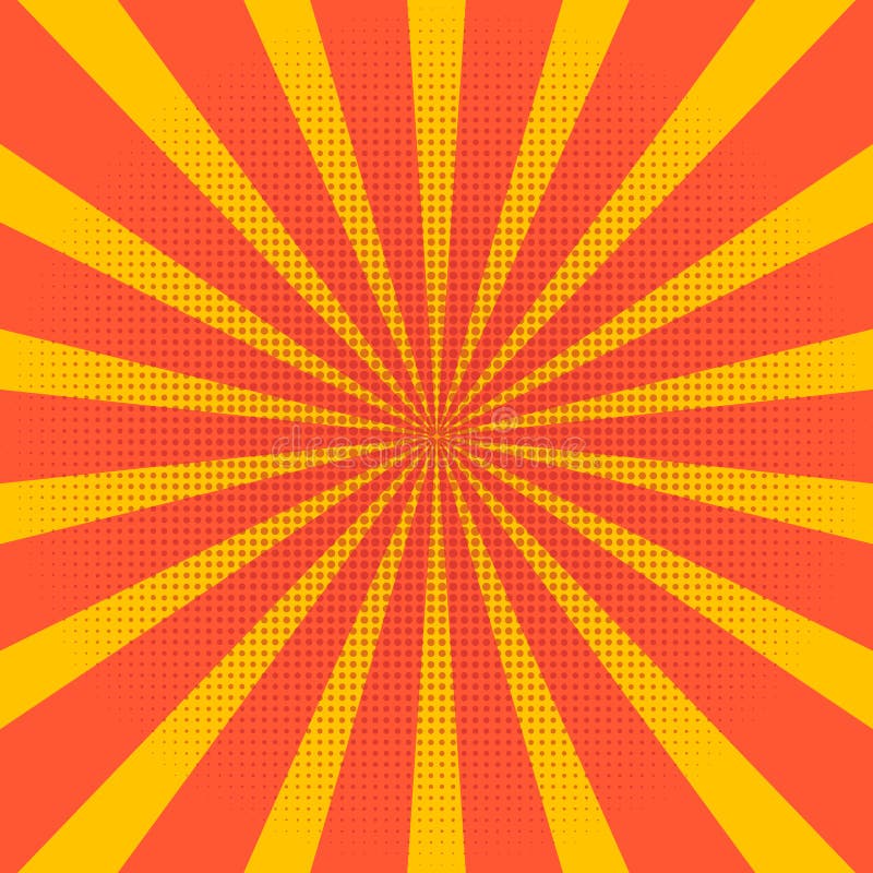 Abstract Light Yellow Sun Rays Background. Vector. Stock Vector