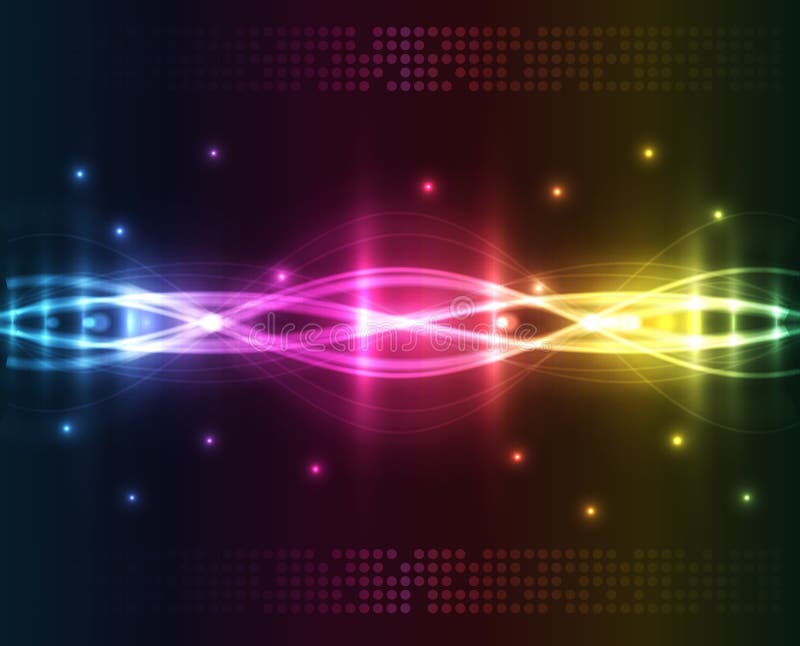 Abstract lights - colored background