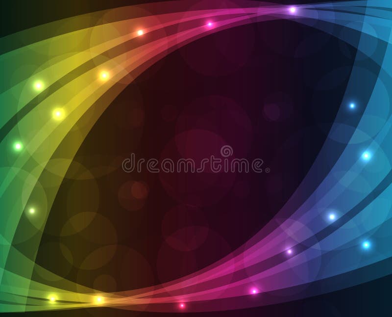 Abstract lights - colored background