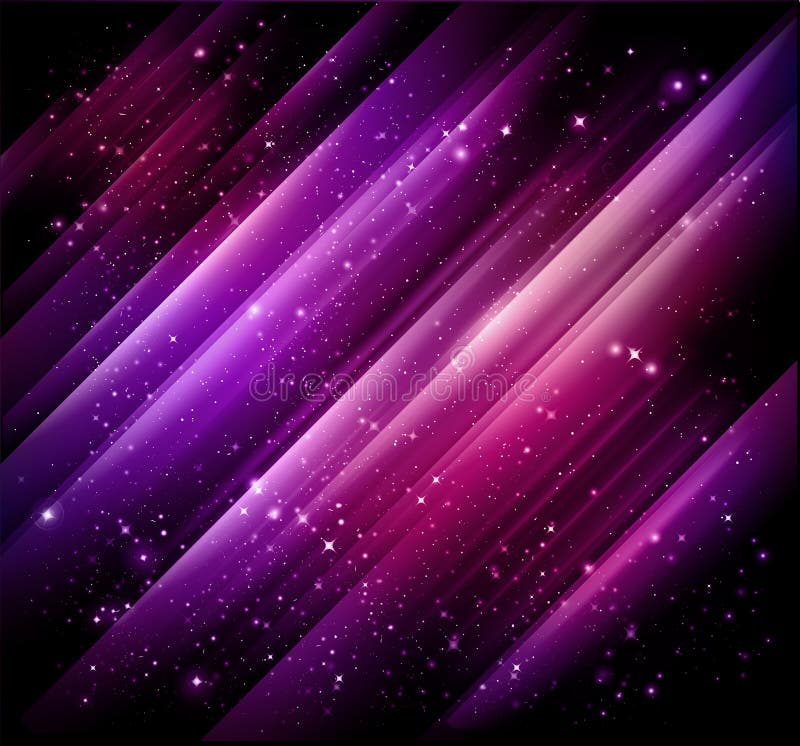 Abstract Lights Purple Background Stock Vector - Illustration of boreal ...