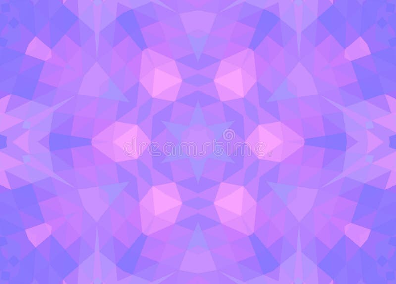 Abstract lilac background with concentric mosaic pattern stock illustration