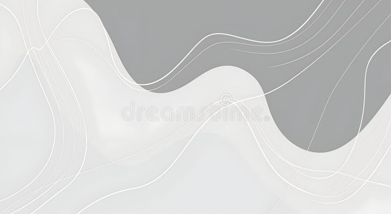 Abstract line art, white lines, gray-white background stock images