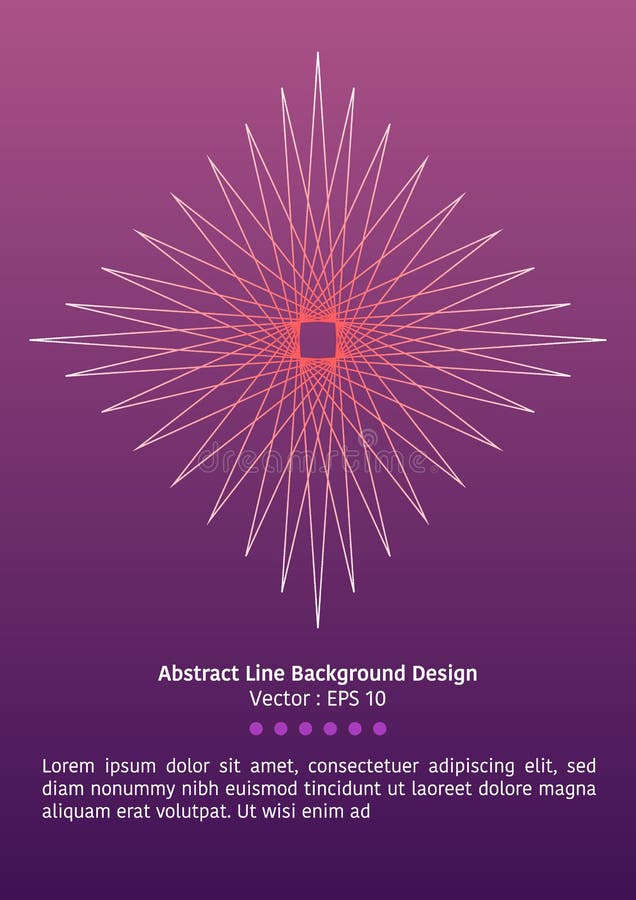 Abstract line background design, group of diagonal line square on gradient background royalty free illustration