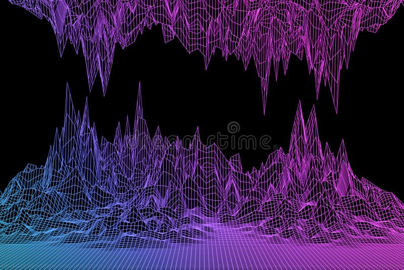 Abstract lines. Flow background royalty free illustration