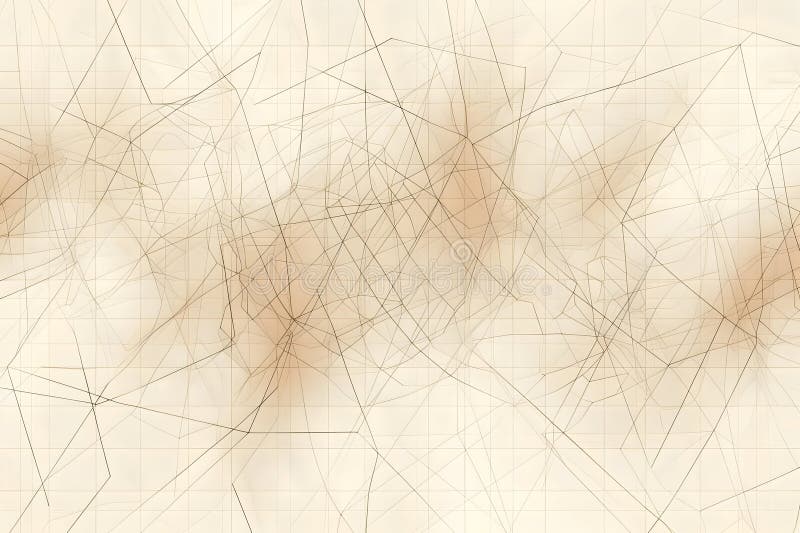 Abstract lines and shapes create a soft textured background ilustração stock