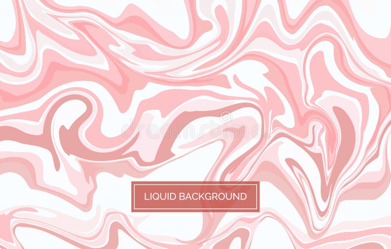Abstract liquid background. Vector pink fluid texture. For package design vector illustration