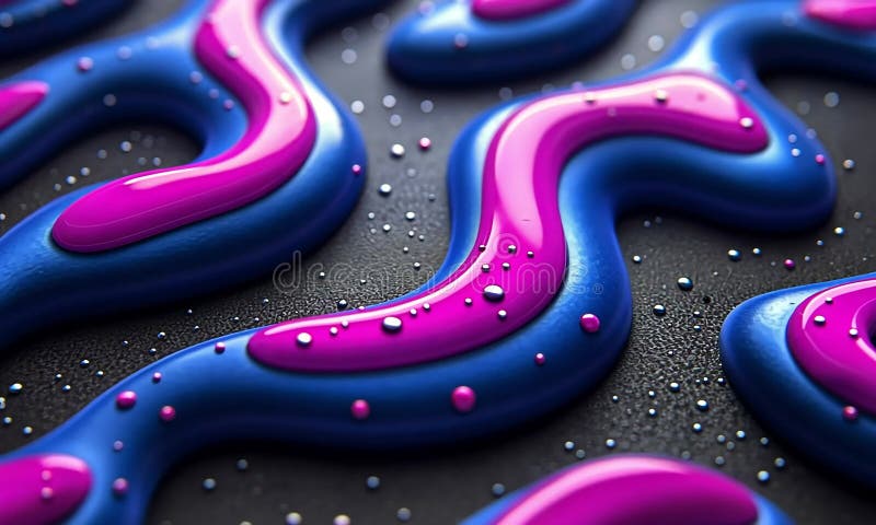 Abstract Liquid Paint Texture royalty free illustration