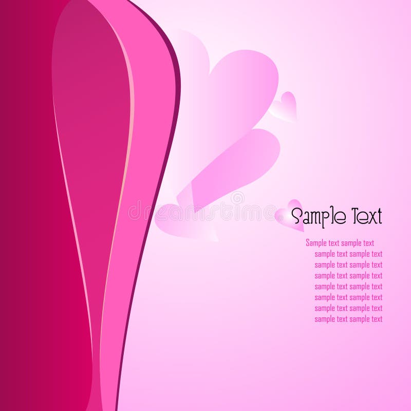 Abstract love background vector illustration