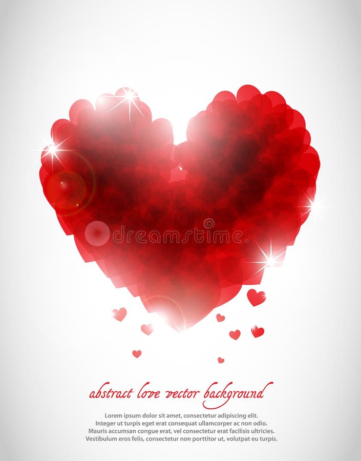 Abstract love background royalty free illustration
