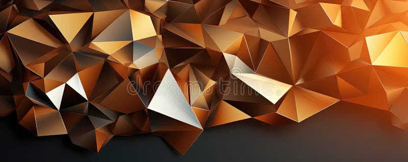 Polygonal geometrical pattern background stock illustration