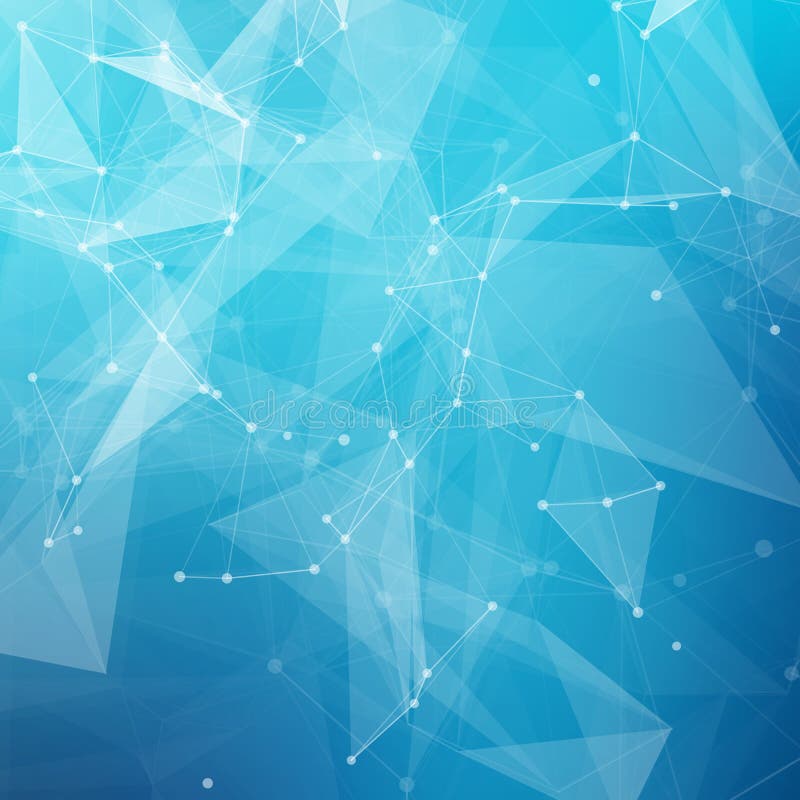 Abstract low poly grey bright technology vector stock illustration