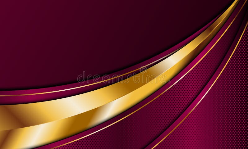 Elegant red maroon and gold background Royalty Free Vector