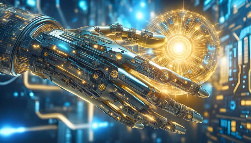 Abstract machine learning on big data network connection background, artificial intelligence science and technology stock image