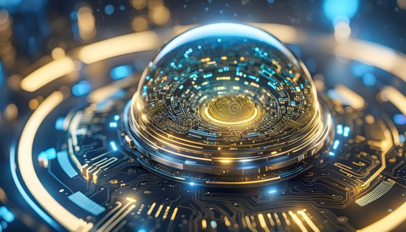 Abstract machine learning on big data network connection background, artificial intelligence science and technology royalty free stock photography