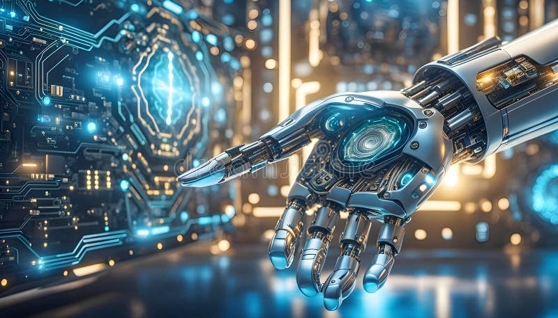 Abstract machine learning on big data network connection background, artificial intelligence science and technology vector illustration