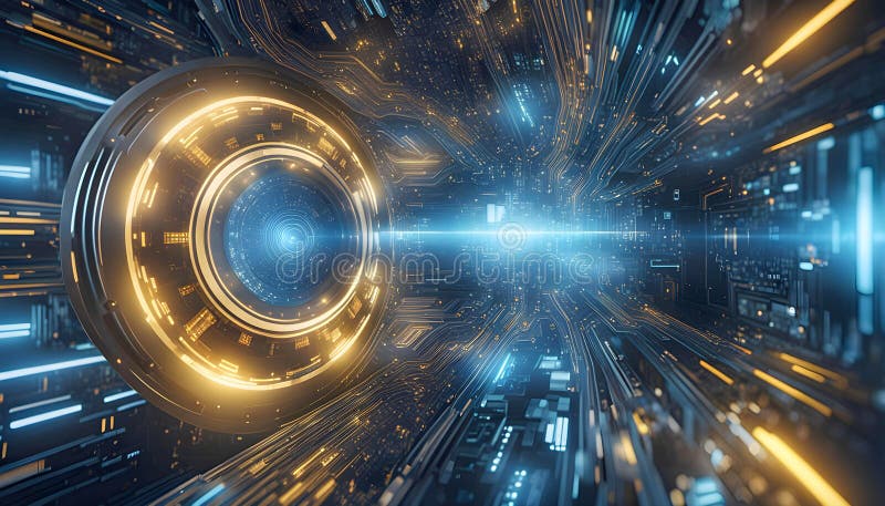 Abstract machine learning on big data network connection background, artificial intelligence science and technology stock photos
