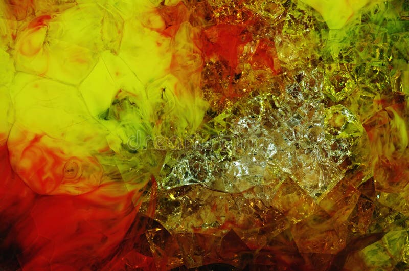 Colored molten glass stock photo. Image of detailed 208934324