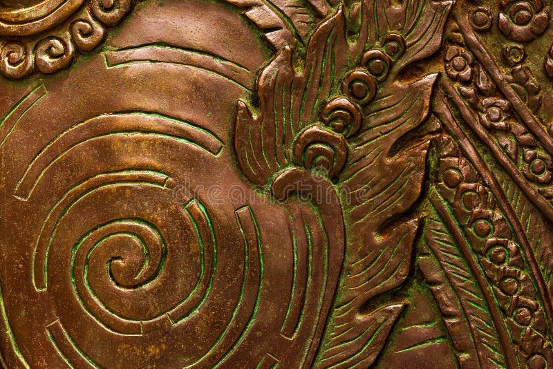 Abstract macro picture of bronze low relief art stock images Abstract macro picture of bronze low relief art stock images