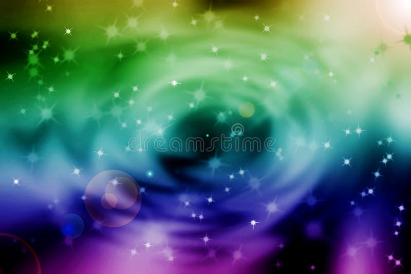Abstract Magic Sun and Len Flare Stock Illustration - Illustration of