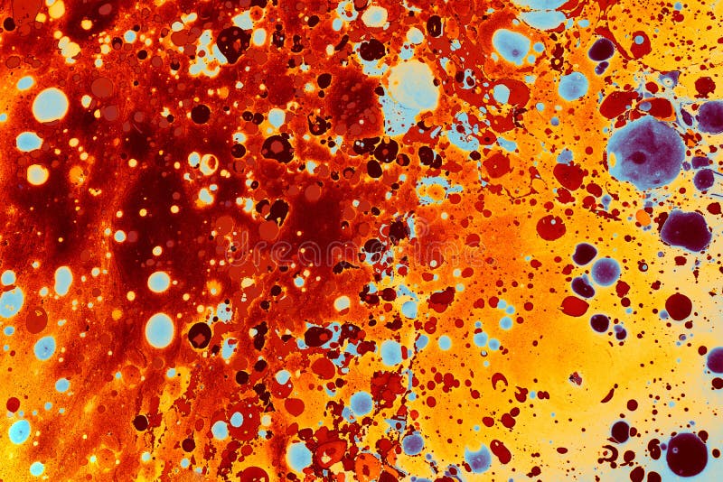 Abstract Marble Pattern Texture. Traditional Art of Ebru Marbling Stock