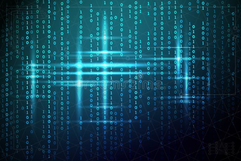 Abstract matrix background. vector illustration