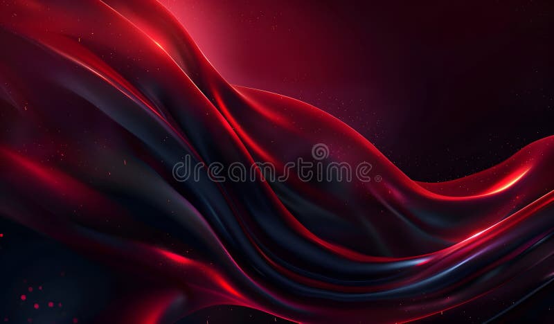 Abstract matrix red background vector illustration