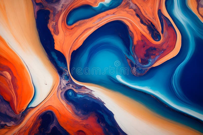 Abstract mesmerizing patterns image generated by Ai vector illustration