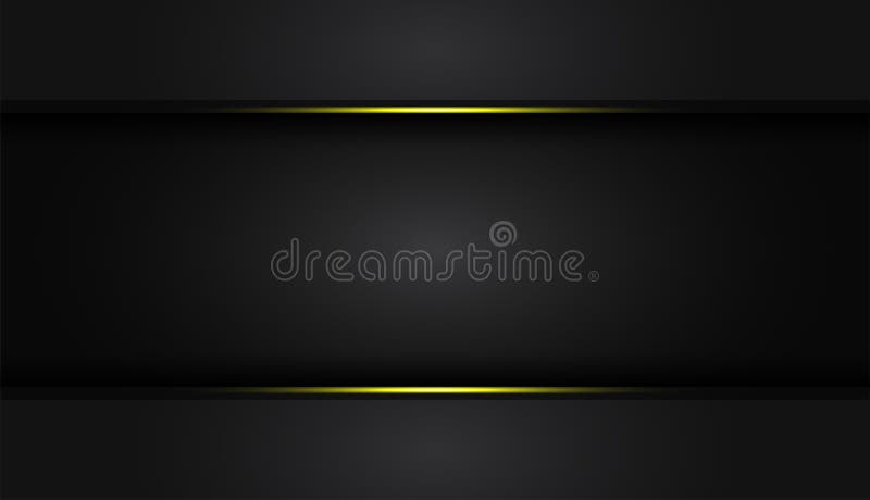 Abstract metallic red shiny color black frame layout modern tech design vector template background royalty free illustration